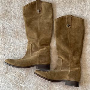 Frye suede boots